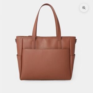 Brown Leather Work Bag